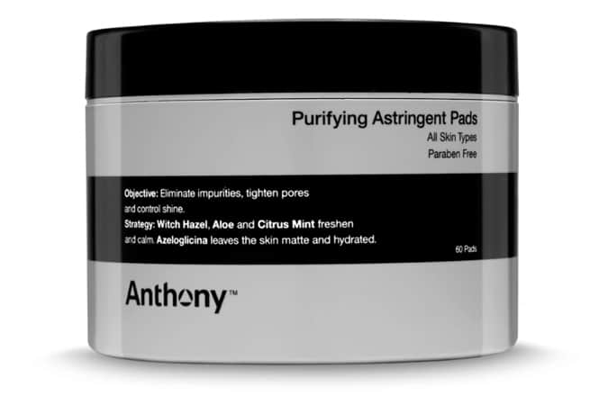 ANTHONY PURIFYING ASTRINGENT TONER PADS X60