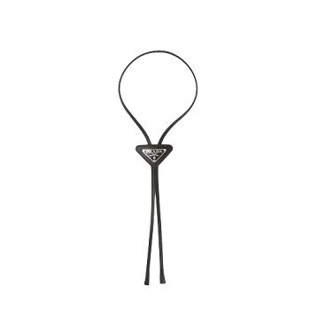 Prada Saffiano Leather Bolo Tie