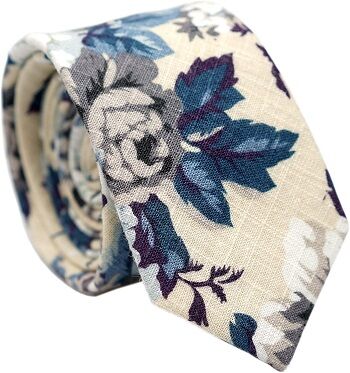 Belluno Floral Skinny Tie for Men