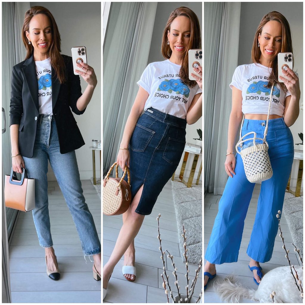 3 Ways to Wear a Graphic Tee for Casual Summer Style | Sydne Style