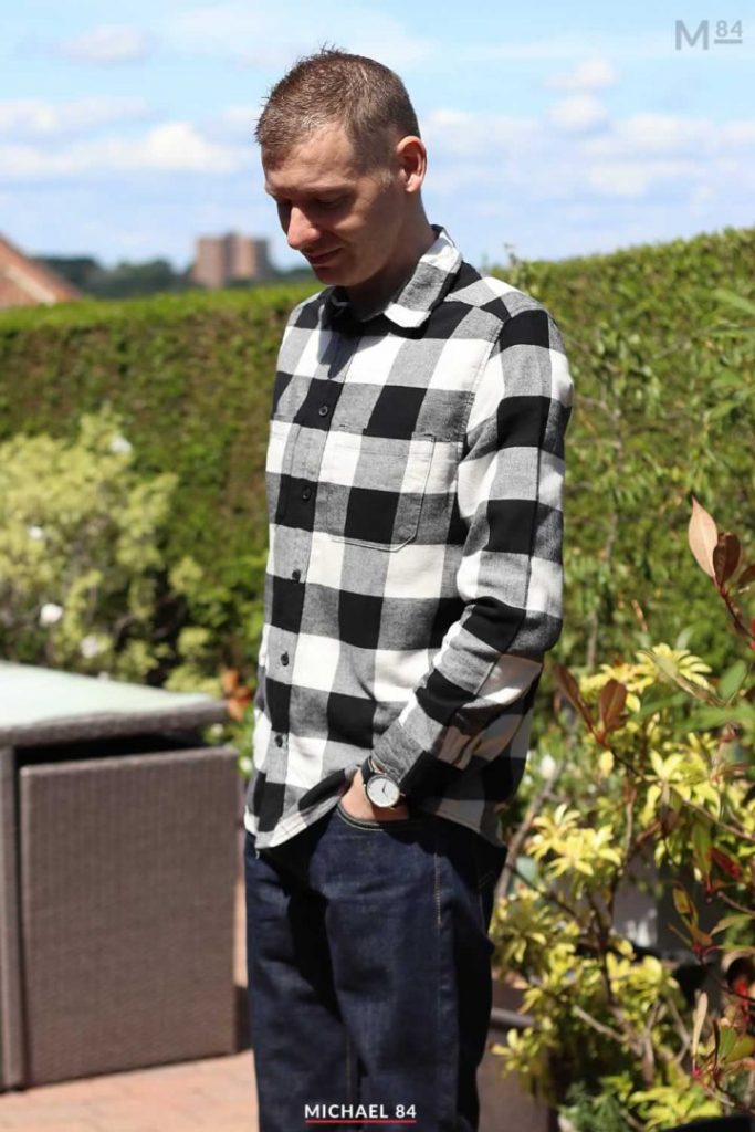 Black And White Plaid Shirt From H&M – Today’s Outfit Style | Michael 84