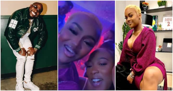 Davido Shooting Shots as he Reacts to Video of Chioma Partying Hard With Friends | GlamCityz