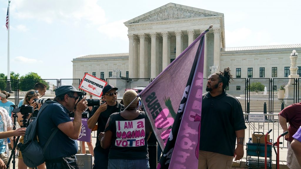 First state abortion bans kick in following Supreme Court ruling