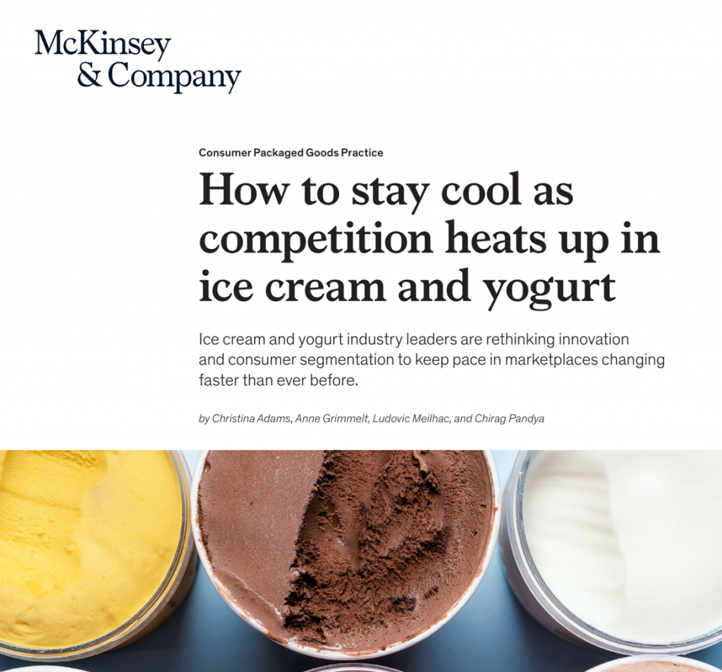 In a Heat Wave (and Heating Up Prices), Ice Cream and Health Top of Mind – McKinsey Update – HealthPopuli.com