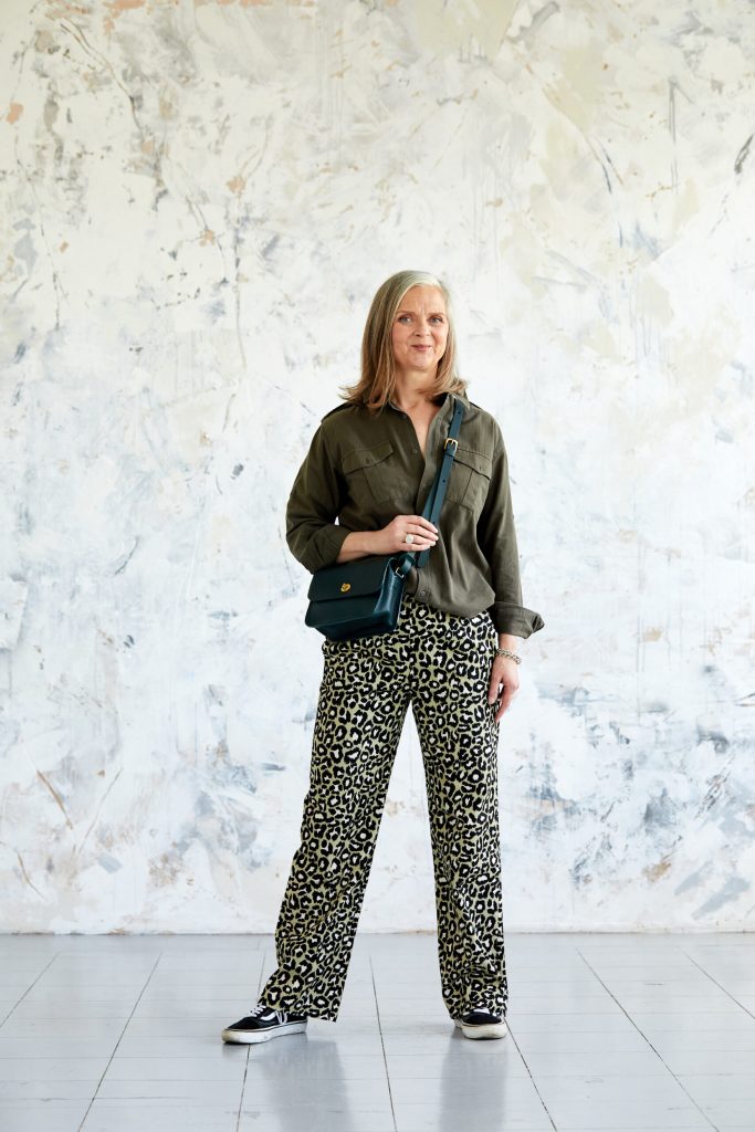 Leopard print and khaki green – the perfect combination for cool summer days — That’s Not My Age