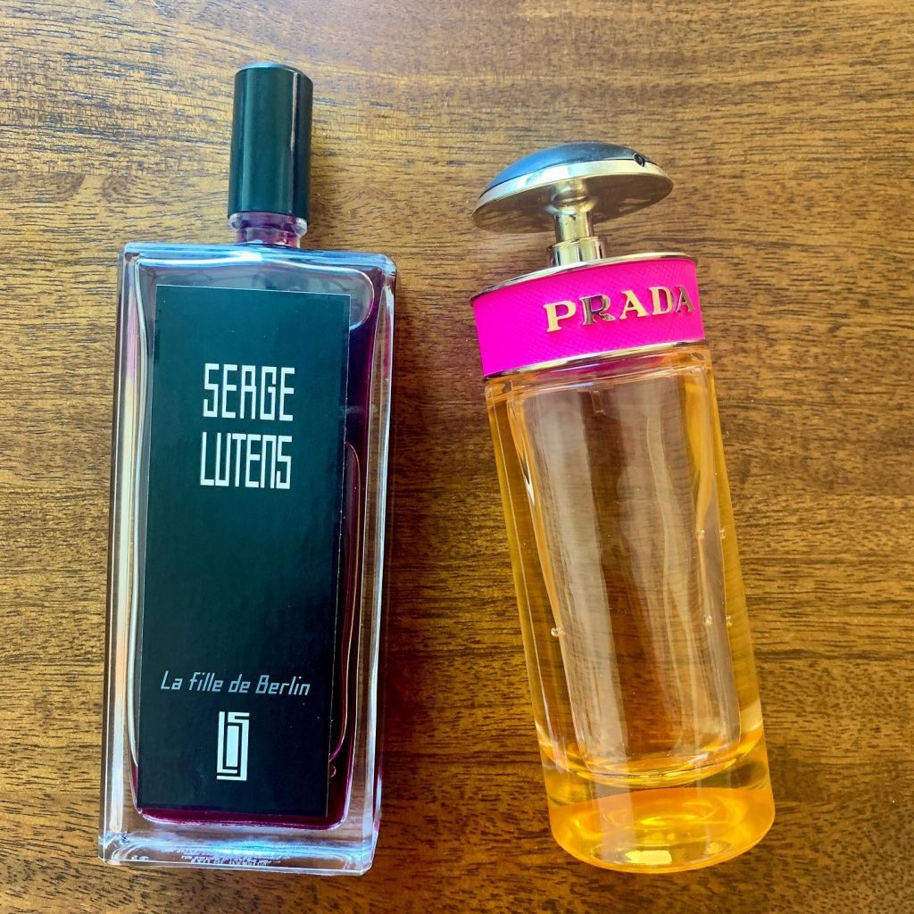 Perfume Layering: Serge Lutens La Fille de Berlin and Prada Candy