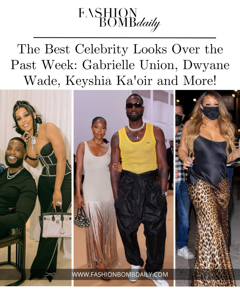 The Best Celebrity Looks Over the Past Week: Gabrielle Union in Milan Wearing Sportmax, Dwyane Wade in Prada, Keyshia Ka’oir Poised in Area and More!