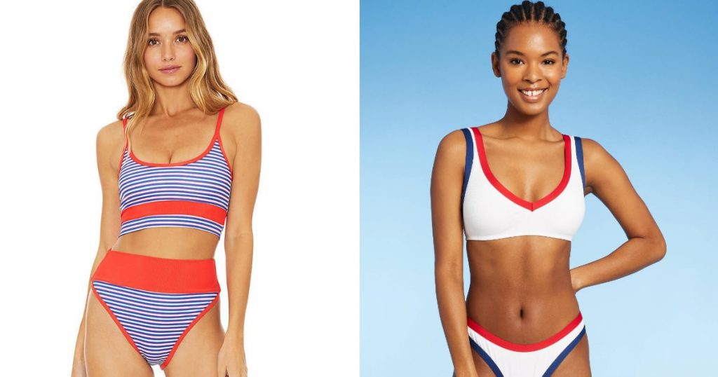 The One-Pieces and Bikinis We’re Eyeing For The 4th of July
