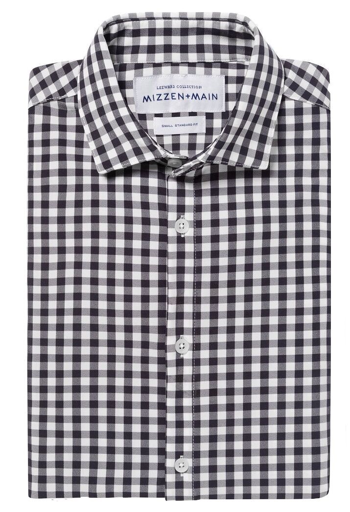 Mizzan + Main Non Iron Dress Shirt Folded 