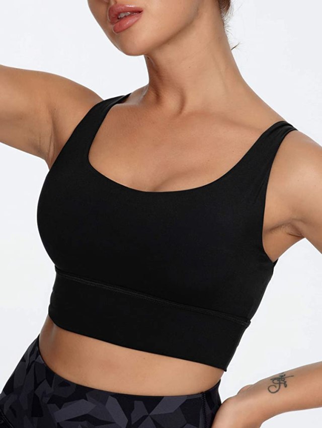 QUEENIE KE – Women’s ‘Free to Be’ Yoga Sports Bra Light-Support