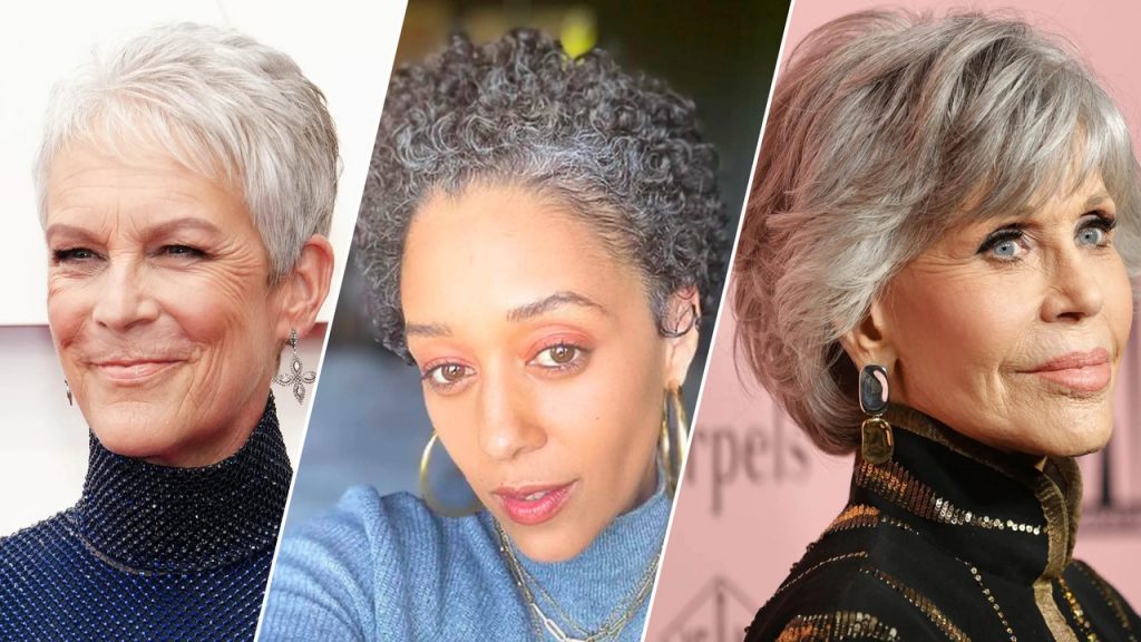 28 Pretty Hairstyles for Short Gray Hair