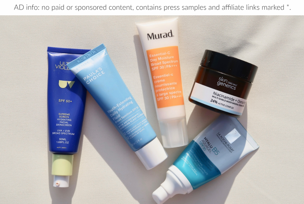 5 Skincare Favourites: Sunscreen For Face