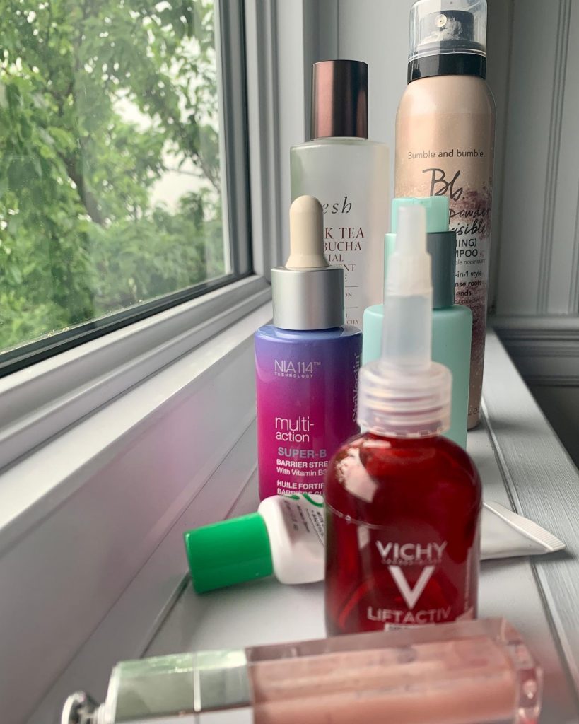 Empties: Bumble and Bumble, Fresh Beauty, Strivectin, Vichy, Paula’s Choice, Dior, Alterna Hair Care