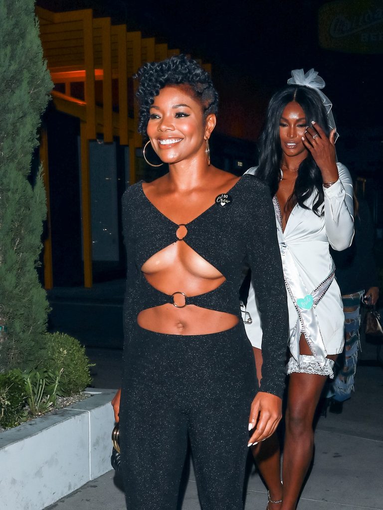 Gabrielle Union Faked a Pixie Cut with the Cutest Curled Updo