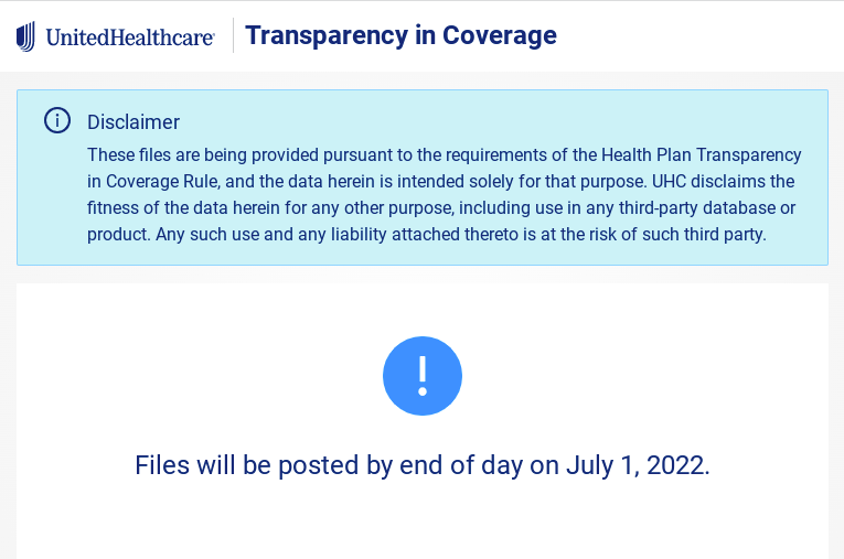 Insurer price transparency rule takes effect. Signs are good for compliance