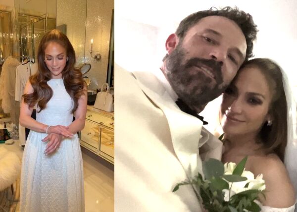 JLo Wears Dress from ‘Old Movie’ During Surprise ‘Drive Through’ Vegas Wedding