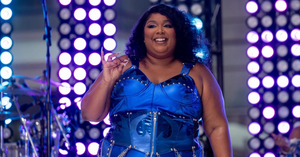 Lizzo Goes on a Target Shopping Spree in a Yitty Catsuit & Bra