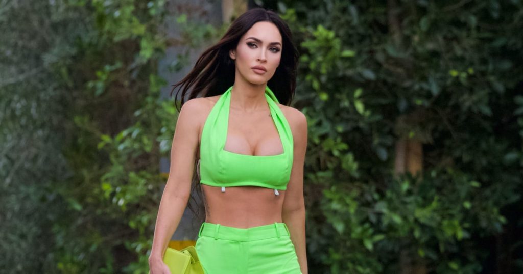 Megan Fox’s Neon Bra Stole the Spotlight at Machine Gun Kelly’s Concert