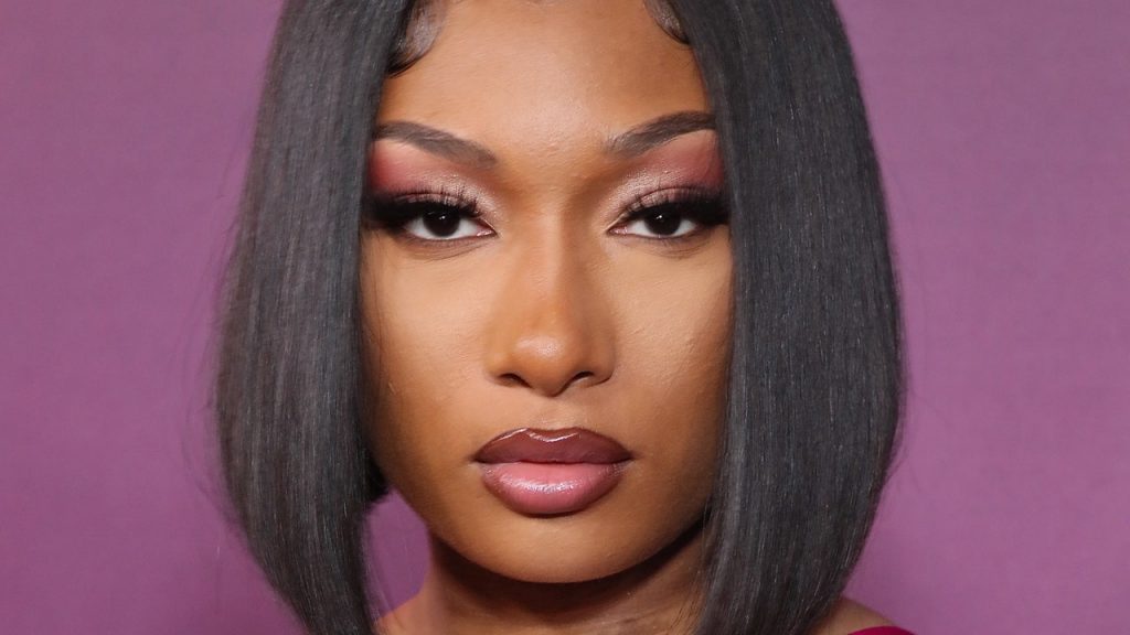 Megan Thee Stallion Has Mastered the Art of Grown-Out Curtain Bangs