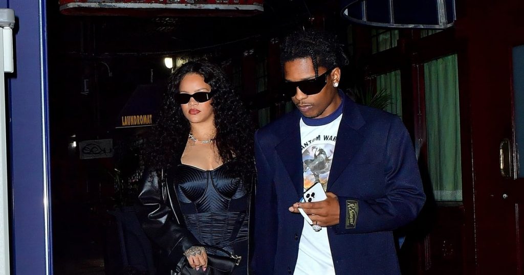 Rihanna Wears a Cone-Bra Corset For Date Night With A$AP Rocky