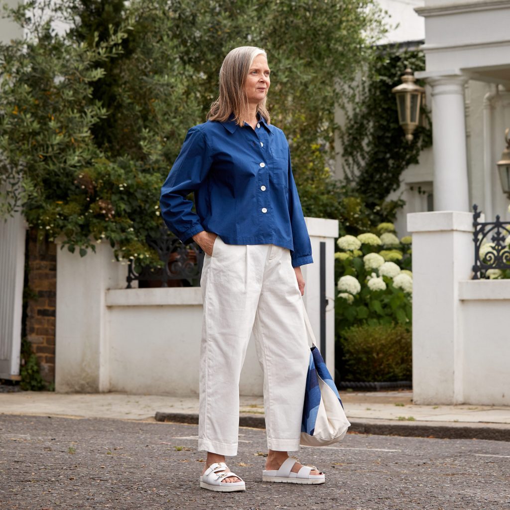 Summer style: blue and white always looks right — That’s Not My Age