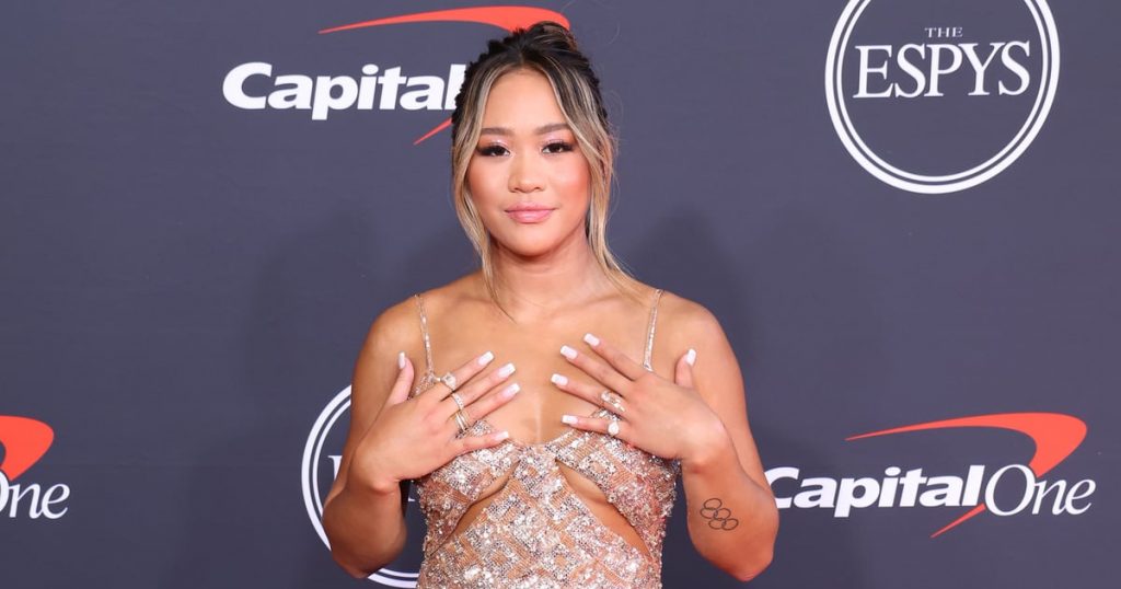 Suni Lee’s ESPY Awards Gown Features Bold Chest Cutouts