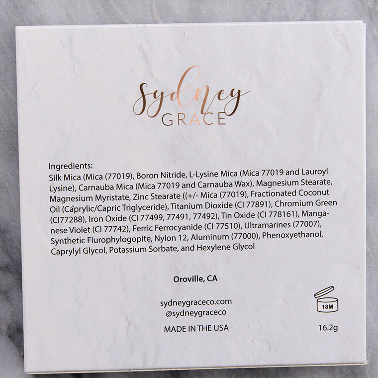 Sydney Grace Mountain Trail Eyeshadow Palette Review & Swatches (2022)