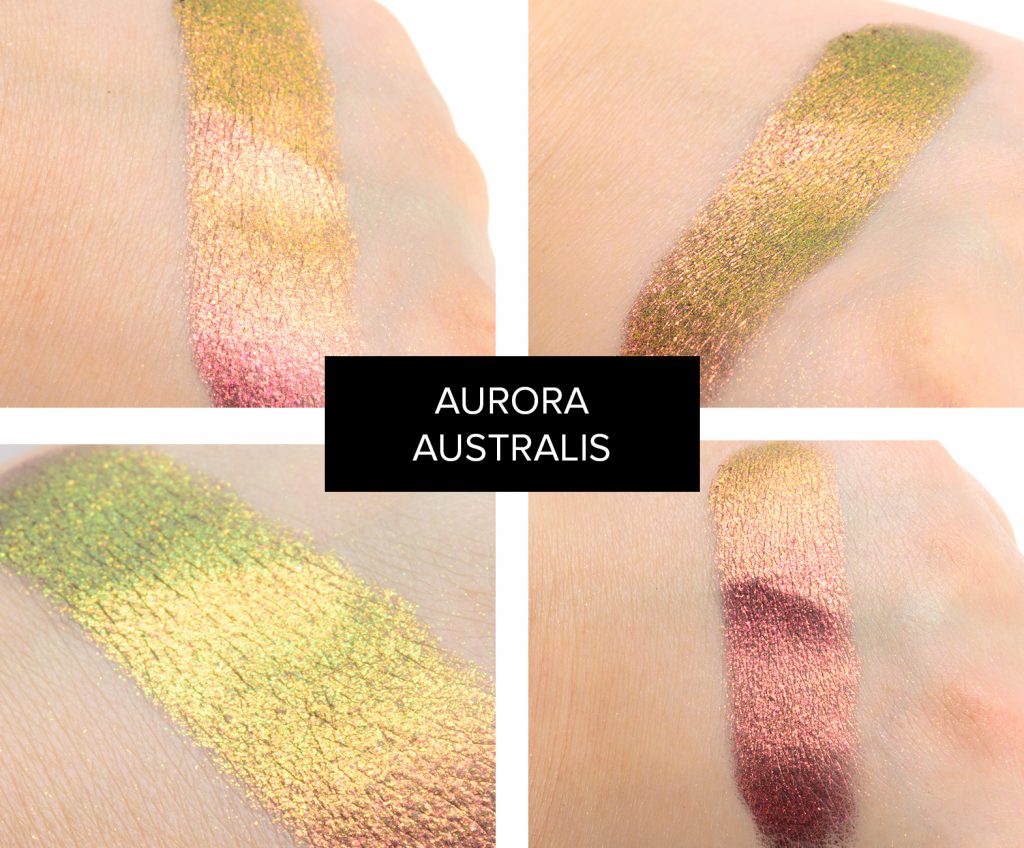 Terra Moons Aurora Australis, Martian Dust, Flare Star Multichrome Eyeshadows Reviews & Swatches