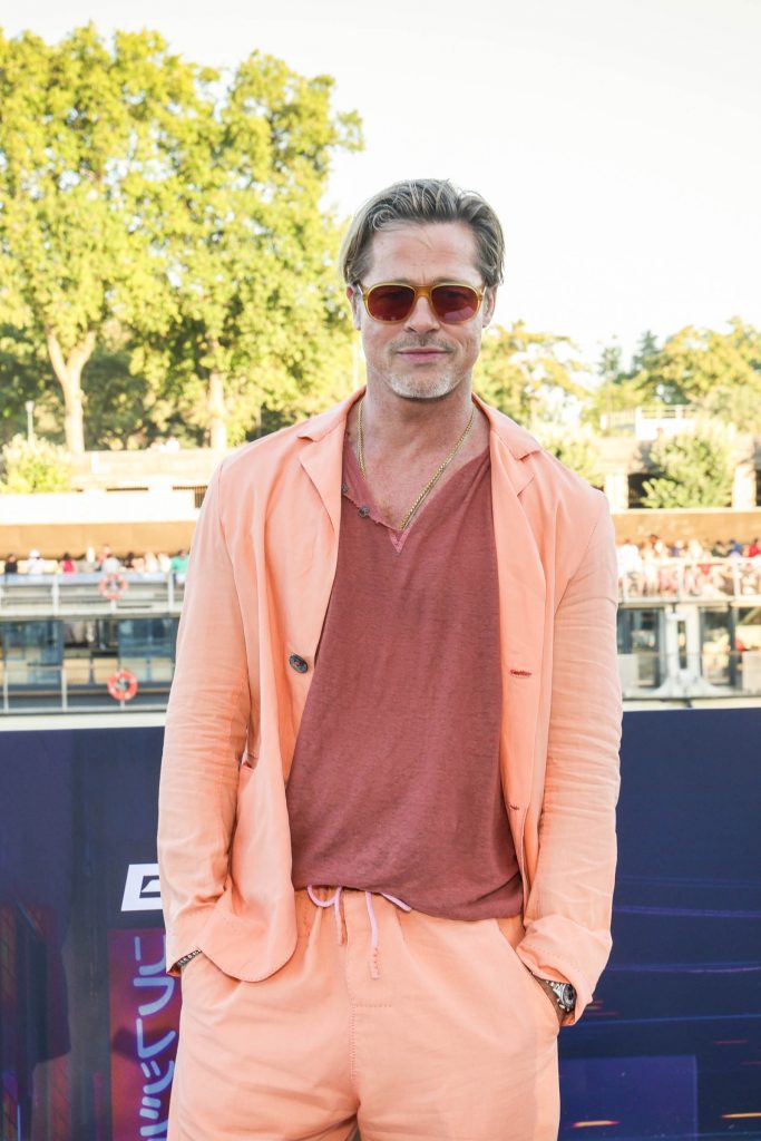 The Curious Case of Brad Pitt and the Cantaloupe Linen Suit