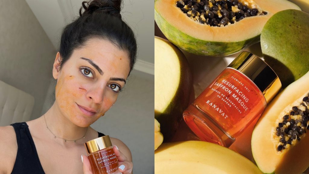 This Saffron Resurfacing Mask Is the Best 2 Minutes of My Skin-Care Routine