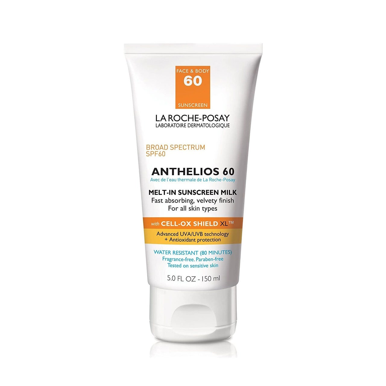 La Roche-Posay Anthelios Melt-In Milk Sunscreen SPF 60 on white background