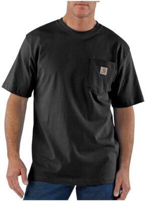 Carhartt Men's Loose Fit Heavyweight Short Sleeve Pocket