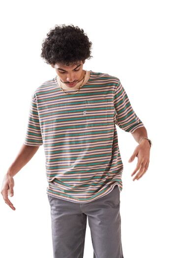 Yosemite Stripe Pocket Tee