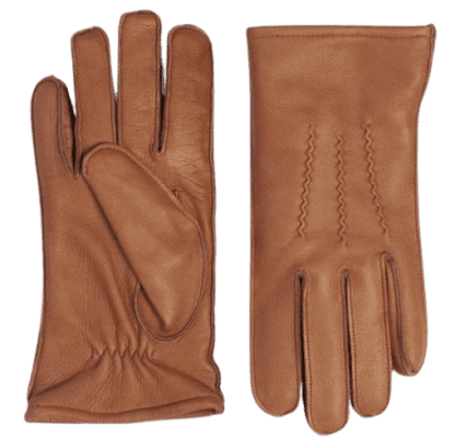 Myrqvist Cognac Deer Leather Gloves