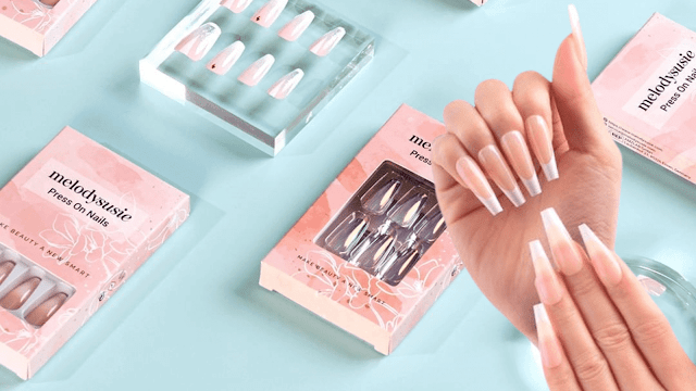 best press on nails, barbies beauty bits