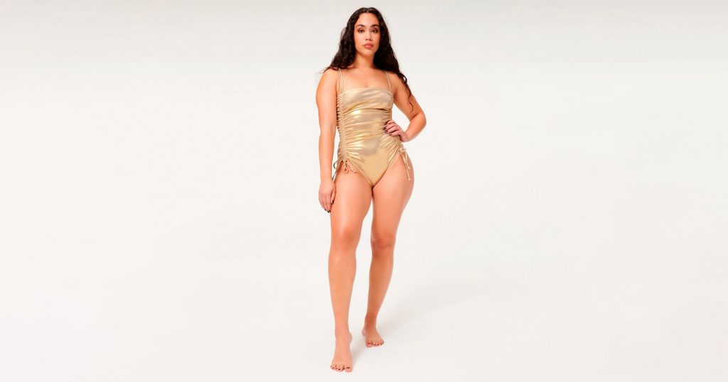 4 Metallic Swimsuits To Dazzle Away The Summer In