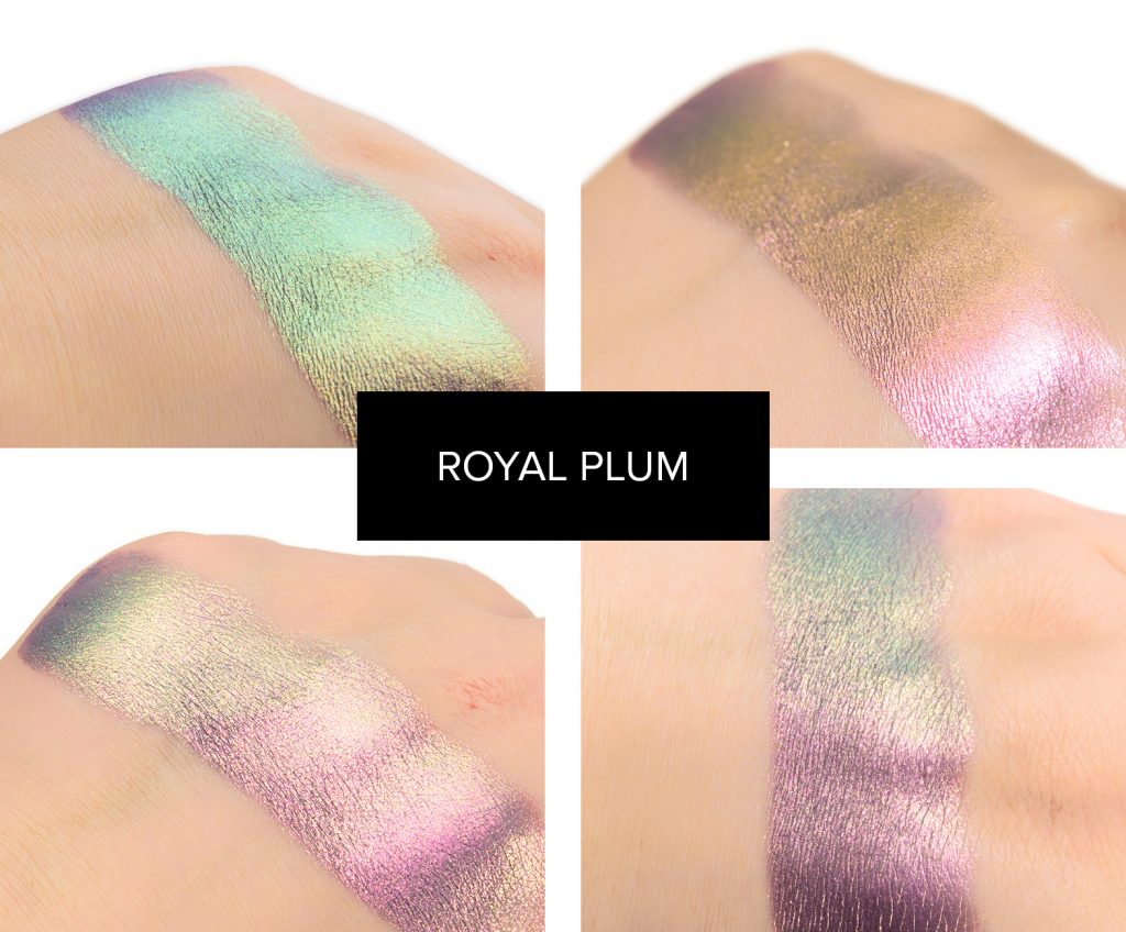 Clionadh Royal Plum, Royal Pear, Royal Peach Earth Vibrant Multichrome Eyeshadows Reviews & Swatches