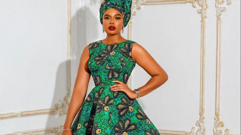 Fashion Statement: Nancy Isime Slays a Monochromatic Ankara Look at Obara’M Movie Premiere