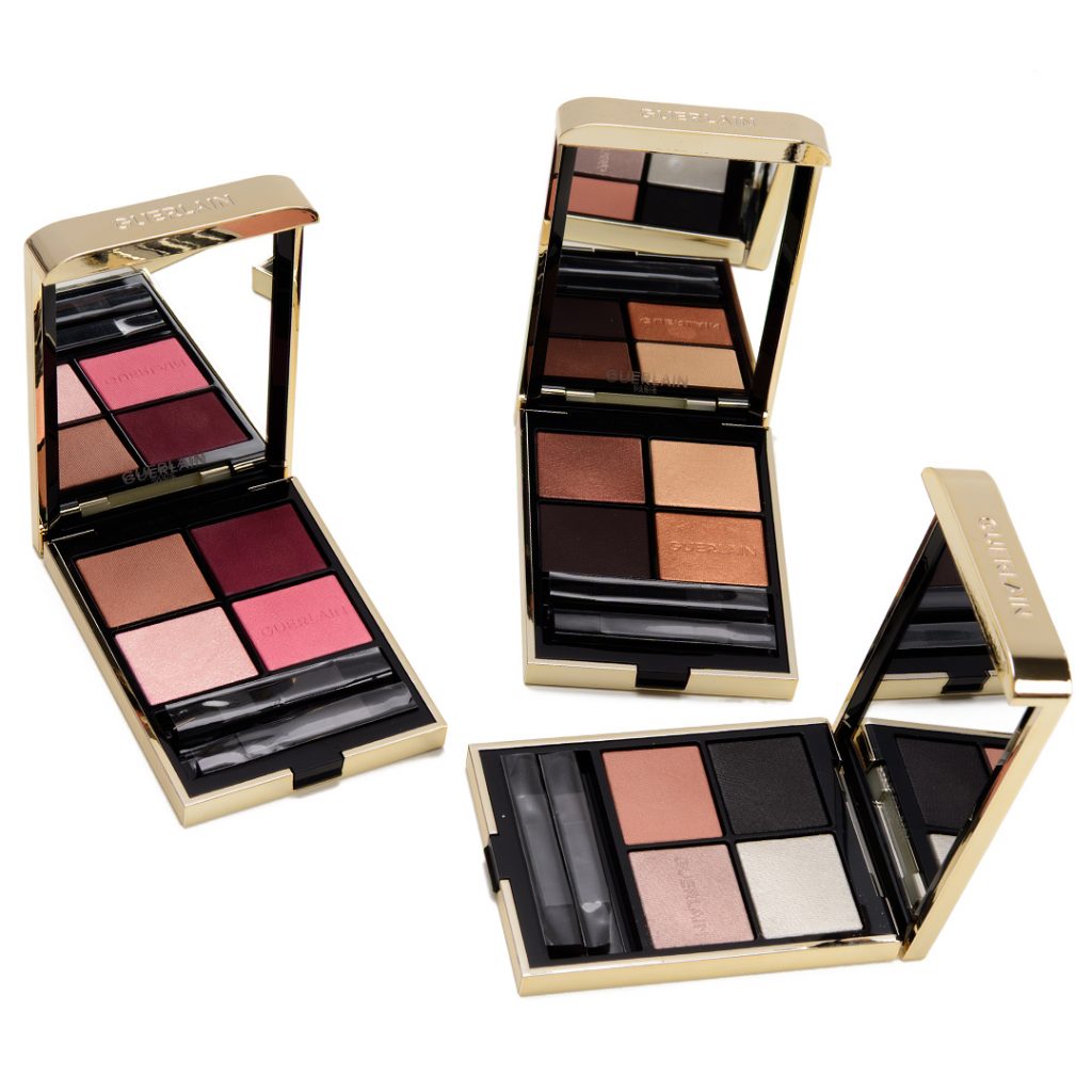 Guerlain Ombres G Quad Eyeshadow Palettes (x3) Swatches