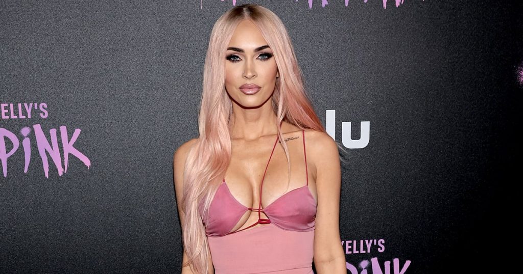 Megan Fox Matched a Lavender Bra Top to Her New Lilac Hair