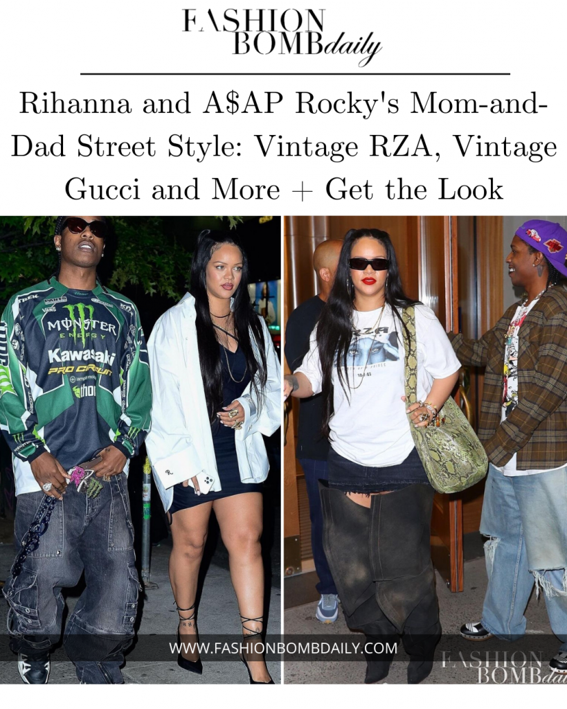 Rihanna and A$AP Rocky’s Mom-and-Dad Street Style: Vintage RZA, Vintage Gucci and More + Get the Look