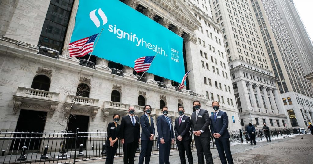 Signify Health shares soar on reports of Amazon, UnitedHealth bids