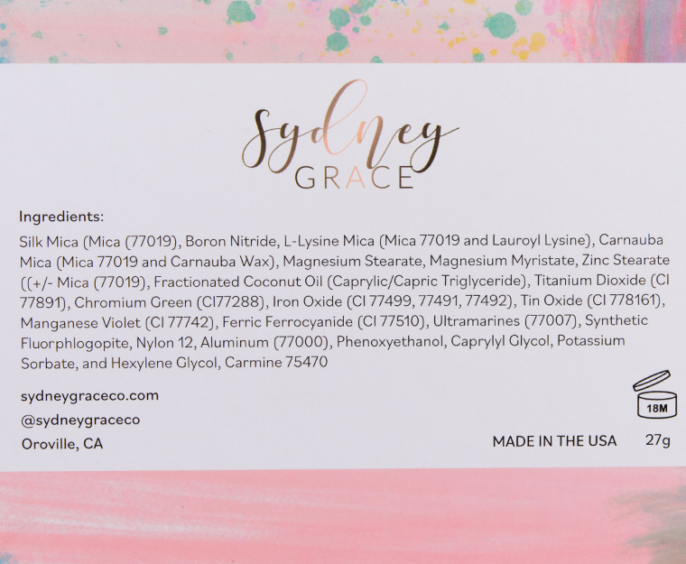 Sydney Grace x The Fancy Face TropiColor Eyeshadow Palette Review & Swatches