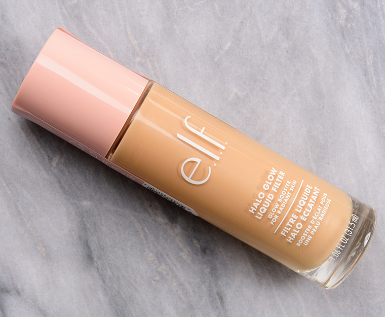 elf Fair/Light Halo Glow Liquid Filter Review & Swatches