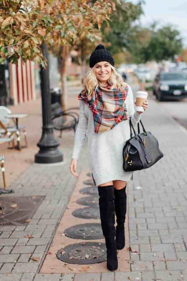 knee high cute boots outfit ideas for office How to Wear Knee High Boots with Fabulous New Fashion Outfits