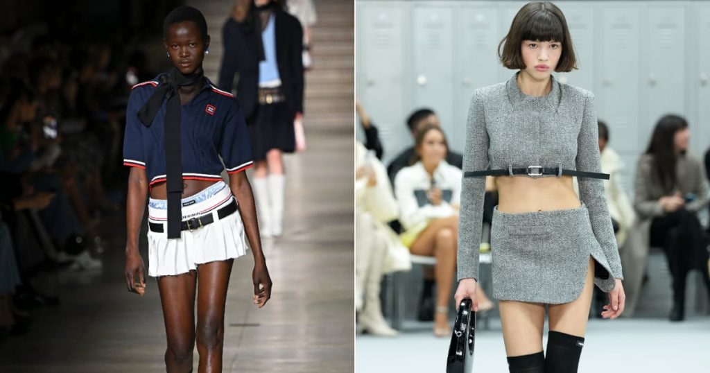 From Viral Low Rise Skirts to Jean Shoes, These 7 Runway Trends Are It for Fall