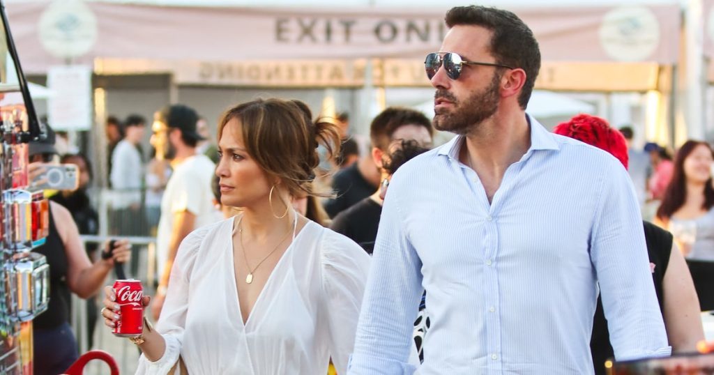 J Lo Styles a Plunging White Maxi Dress With Sporty Platform Sandals