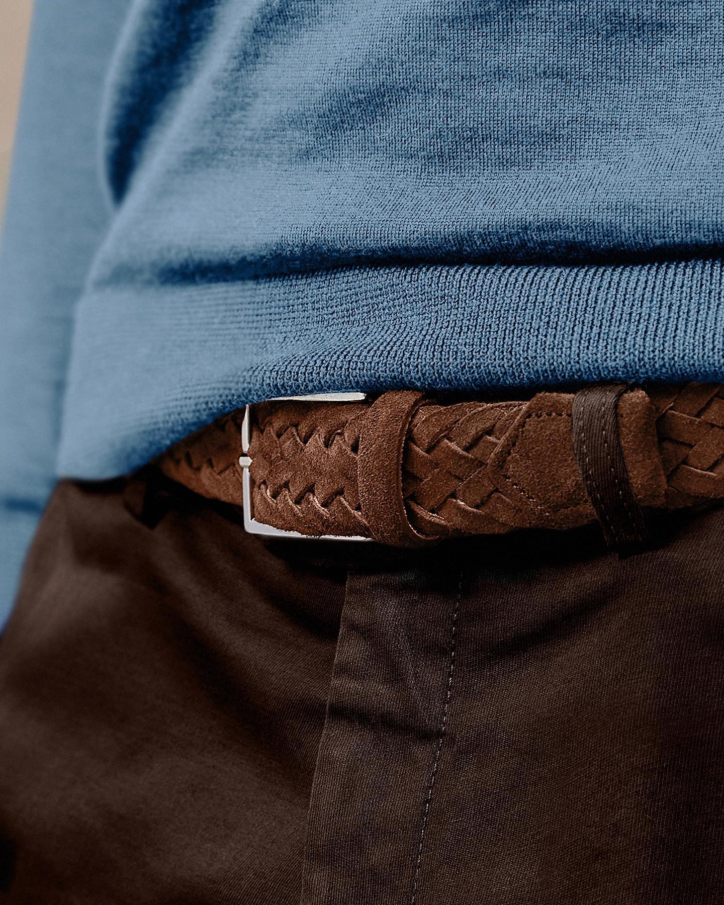 Braided belt - luca faloni instagram