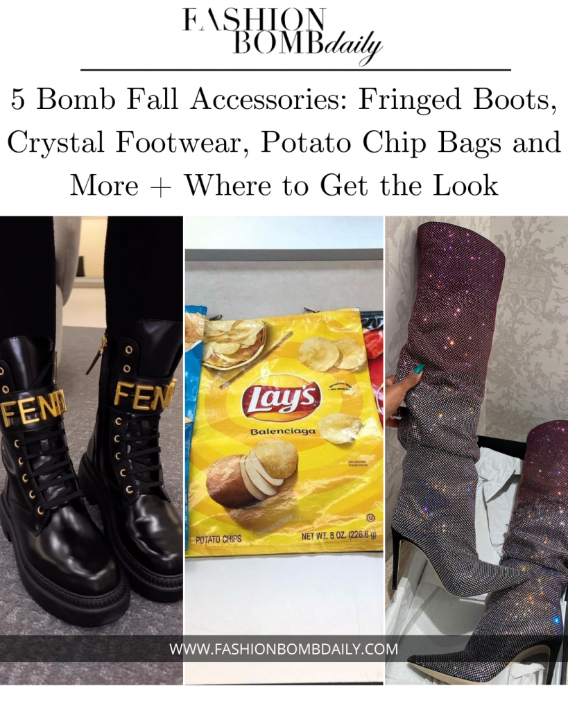 5 Bomb Fall Accessories: Fringed Boots, Crystal Footwear, Potato Chip Bags + Where to Get the Look