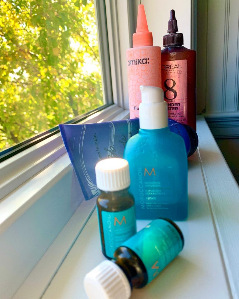 Hair Empties: Wonder Water, Amika, Bumble and Bumble, Moroccanoil x 3!